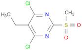 Pyrimidine, 4,6-dichloro-5-ethyl-2-(methylsulfonyl)-