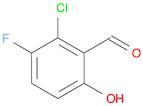 Benzaldehyde, 2-chloro-3-fluoro-6-hydroxy-