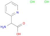 2-Pyridineacetic acid, α-amino-, hydrochloride (1:2)