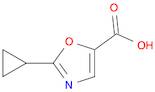 5-Oxazolecarboxylic acid, 2-cyclopropyl-