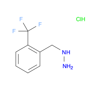 Hydrazine, [[2-(trifluoromethyl)phenyl]methyl]-, hydrochloride (1:1)