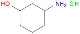 Cyclohexanol, 3-amino-, hydrochloride (1:1)