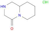 4H-Pyrido[1,2-a]pyrazin-4-one, octahydro-, hydrochloride (1:1)