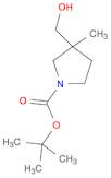 1-Pyrrolidinecarboxylic acid, 3-(hydroxymethyl)-3-methyl-, 1,1-dimethylethyl ester