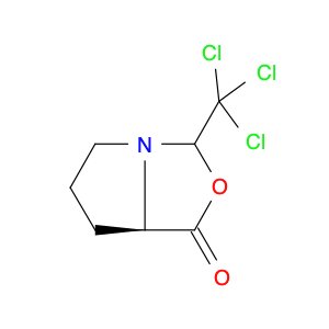 1H,3H-Pyrrolo[1,2-c]oxazol-1-one, tetrahydro-3-(trichloromethyl)-, (7aR)-