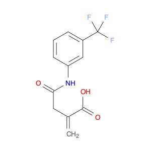 Butanoic acid, 2-methylene-4-oxo-4-[[3-(trifluoromethyl)phenyl]amino]-