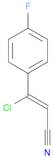 2-Propenenitrile, 3-chloro-3-(4-fluorophenyl)-, (2Z)-