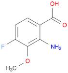 Benzoic acid, 2-amino-4-fluoro-3-methoxy-