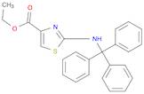 4-Thiazolecarboxylic acid, 2-[(triphenylmethyl)amino]-, ethyl ester