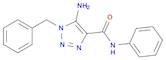 1H-1,2,3-Triazole-4-carboxamide, 5-amino-N-phenyl-1-(phenylmethyl)-