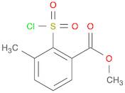 Benzoic acid, 2-(chlorosulfonyl)-3-methyl-, methyl ester