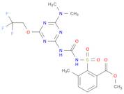 Benzoic acid, 2-[[[[[4-(dimethylamino)-6-(2,2,2-trifluoroethoxy)-1,3,5-triazin-2-yl]amino]carbonyl…