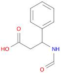 Benzenepropanoic acid, β-(formylamino)-