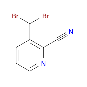 2-Pyridinecarbonitrile, 3-(dibromomethyl)-