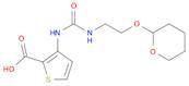 2-Thiophenecarboxylic acid, 3-[[[[2-[(tetrahydro-2H-pyran-2-yl)oxy]ethyl]amino]carbonyl]amino]-