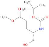 Pentanoic acid, 4-[[(1,1-dimethylethoxy)carbonyl]amino]-5-hydroxy-, methyl ester, (4S)-