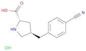 L-Proline, 4-[(4-cyanophenyl)methyl]-, hydrochloride (1:1), (4R)-