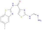 4-Thiazolecarboxamide, 2-[(aminoiminomethyl)amino]-N-(5-fluoro-2-benzothiazolyl)-