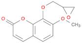 2H-1-Benzopyran-2-one, 7-methoxy-8-(2-oxiranylmethoxy)-