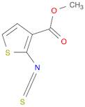 3-Thiophenecarboxylic acid, 2-isothiocyanato-, methyl ester