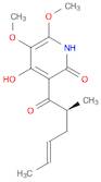 2(1H)-Pyridinone, 4-hydroxy-5,6-dimethoxy-3-[(2S,4E)-2-methyl-1-oxo-4-hexen-1-yl]-