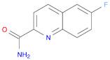 2-Quinolinecarboxamide, 6-fluoro-