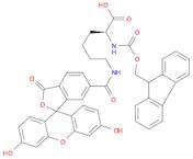 L-Lysine, N6-[(3',6'-dihydroxy-3-oxospiro[isobenzofuran-1(3H),9'-[9H]xanthen]-6-yl)carbonyl]-N2-...