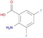 Benzoic acid, 2-amino-3,5-difluoro-