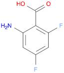 Benzoic acid, 2-amino-4,6-difluoro-