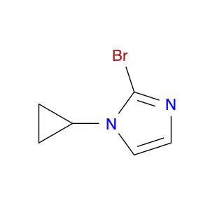 1H-Imidazole, 2-bromo-1-cyclopropyl-