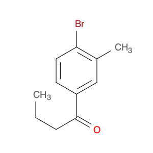 1-Butanone, 1-(4-bromo-3-methylphenyl)-