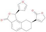 Naphtho[1,2-c]furan-3(1H)-one, 8-(2,5-dihydro-2-oxo-3-furanyl)-1-(3-furanyl)-6,7,8,9-tetrahydro-, …