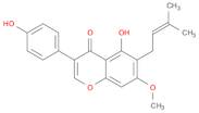 4H-1-Benzopyran-4-one, 5-hydroxy-3-(4-hydroxyphenyl)-7-methoxy-6-(3-methyl-2-buten-1-yl)-