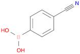 Boronic acid, B-(4-cyanophenyl)-