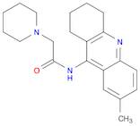 1-Piperidineacetamide, N-(1,2,3,4-tetrahydro-7-methyl-9-acridinyl)-