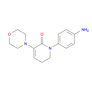 2(1H)-Pyridinone, 1-(4-aminophenyl)-5,6-dihydro-3-(4-morpholinyl)-