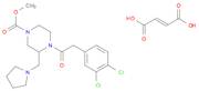 1-Piperazinecarboxylic acid, 4-[2-(3,4-dichlorophenyl)acetyl]-3-(1-pyrrolidinylmethyl)-, methyl ...