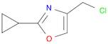 Oxazole, 4-(chloromethyl)-2-cyclopropyl-