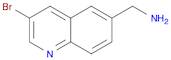 6-Quinolinemethanamine, 3-bromo-