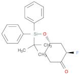 Cyclohexanone, 4-[[(1,1-dimethylethyl)diphenylsilyl]oxy]-2-fluoro-, (2R,4S)-rel-