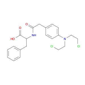 Phenylalanine, N-[2-[4-[bis(2-chloroethyl)amino]phenyl]acetyl]-