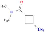 Cyclobutanecarboxamide, 3-amino-N,N-dimethyl-, cis-