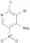 4-Pyridinamine, 3-bromo-2-chloro-5-nitro-