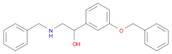 Benzenemethanol, 3-(phenylmethoxy)-α-[[(phenylmethyl)amino]methyl]-