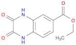 6-Quinoxalinecarboxylic acid, 1,2,3,4-tetrahydro-2,3-dioxo-, ethyl ester