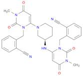 Benzonitrile, 2-[[6-[(3R)-3-[[3-[(2-cyanophenyl)methyl]-1,2,3,6-tetrahydro-1-methyl-2,6-dioxo-4-py…