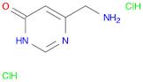 4(3H)-Pyrimidinone, 6-(aminomethyl)-, hydrochloride (1:2)