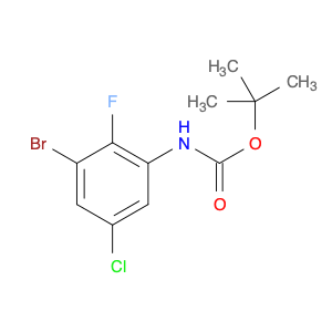 Carbamic acid, N-(3-bromo-5-chloro-2-fluorophenyl)-, 1,1-dimethylethyl ester