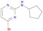 2-Pyrimidinamine, 4-bromo-N-cyclopentyl-