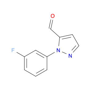 1H-Pyrazole-5-carboxaldehyde, 1-(3-fluorophenyl)-